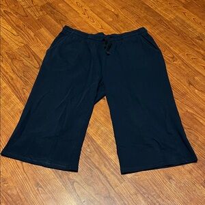 Navy Blue Wide-Leg Pants